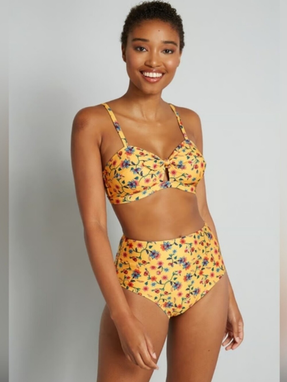 NWT Modcloth The Sara High-Waisted Bikini Bottom